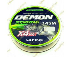 Плетеный шнур mifine-fishing.ru Demon Strong X4 PE 0,20 мм