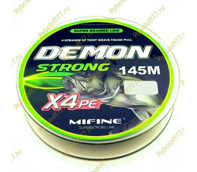 Плетеный шнур mifine-fishing.ru Demon Strong X4 PE 0,30 мм